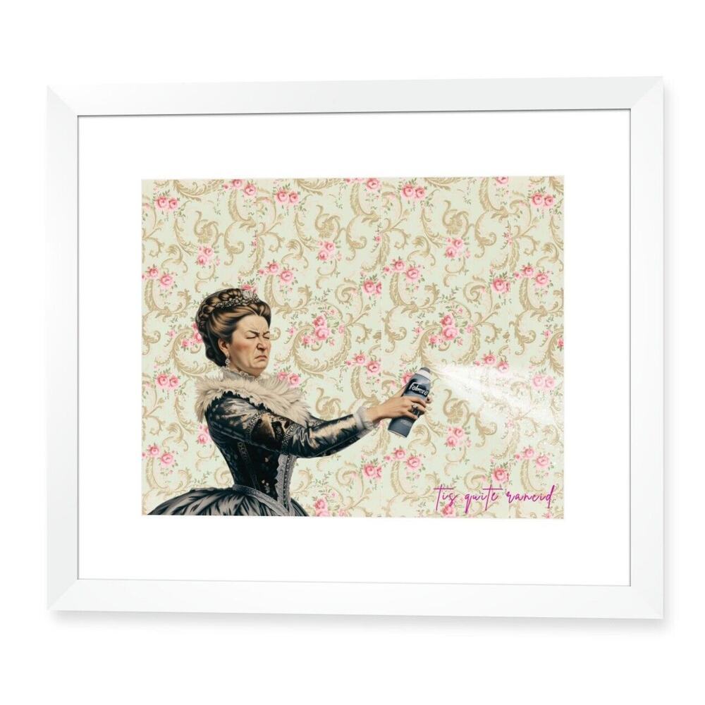 Sarcastic Funny Vintage Bathroom Wall print  - Rare TheAceCo Designs ~ 8.5x11